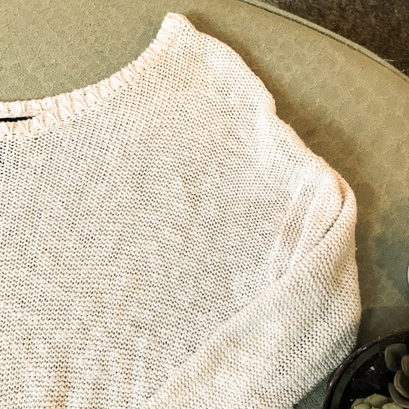 FOREVER 21 Cream knit sweater - Picture 2 of 4
